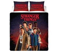 Stranger Things Flames Double Duvet Set Stranger Things Multicolor Double