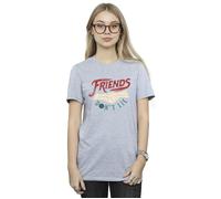 Stranger Things Friends Don´t Lie Hands Cotton Boyfriend T-Shirt Netflix Grey XL