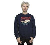 Stranger Things Friends Don´t Lie Hands Sweatshirt Netflix Navy XXXL