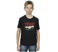 Stranger Things Friends Don´t Lie Hands T-Shirt Netflix Black 9 Years