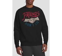 Stranger Things Friends Don'T Lie Sweatshirt, Black | Size: Medium Stranger Things Black M
