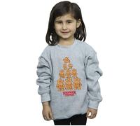 Stranger Things Gingerbread Sweatshirt Netflix Grey 9 Years