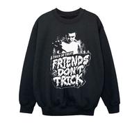 Stranger Things Girls Friends Don´t Trick Sweatshirt - Black - Black - 12-13 Years