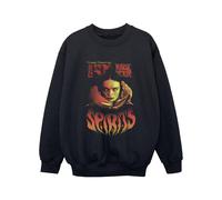 Stranger Things Girl's Raise Your Spirits Sweatshirt in Black | Size: 7-8 Years Stranger Things Black 7-8 Years