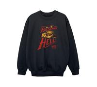 Stranger Things Girls Raising Hell Sweatshirt - Black - Black - 12-13 Years