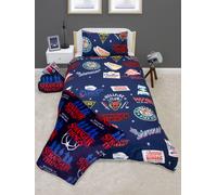 Stranger Things Kids Single Duvet Reversible Bedding Hellfire Club Quilt Cover