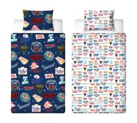 Stranger Things Kids Single Duvet Reversible Bedding Hellfire Club Quilt Cover