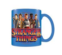Stranger Things Group Heat Changing Mug - Blue - One Size - Blue