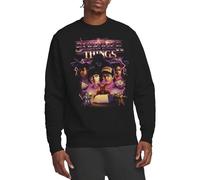 Stranger Things Group Thunder Metal Band Unisex Sweatshirt, Black, Large