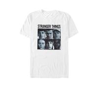 Stranger Things - Halftone Gang White - T-Shirt - white - L - 100% Cotton L