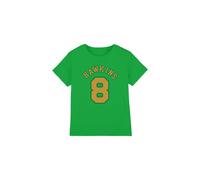 Stranger Things Hawking No 8 Kids T-Shirt in Green | Size: 7-8 Years Stranger Things Green 7-8 Years