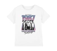 Stranger Things Hawkins 1987 Group Tour Poster Kids T Shirt, White, 9-11