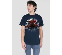 Stranger Things Hawkins '85 Demogorgon Hunters T-Shirt, Navy | Size: XL Stranger Things Navy XL