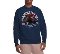 Stranger Things Hawkins '85 Demogorgon Hunters Unisex Sweatshirt, Navy, Small