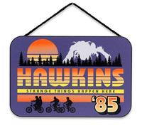 Stranger Things Hawkins '85 Hanging Wood Wall Decor