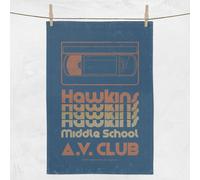 Stranger Things Hawkins A.V. Club Tea Towel