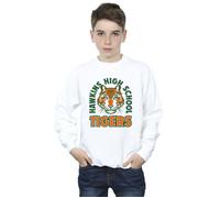 Stranger Things Hawkins Arch Tiger Sweatshirt Netflix White 12-13 Years