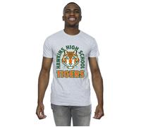 Stranger Things Hawkins Arch Tiger T-Shirt Netflix Grey XXXL