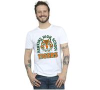 Stranger Things Hawkins Arch Tiger T-Shirt Netflix White 4XL