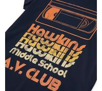 Stranger Things Hawkins AV Club Women's T-Shirt - Navy - XS