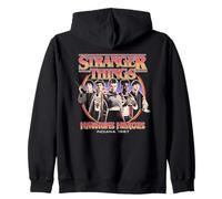 Stranger Things Hawkins Heroes Group 1987 Zip Hoodie