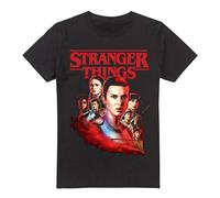 Stranger Things Hawkins Heroes Poster T-Shirt black XL