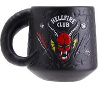 Stranger Things Hellfire Club Mug - Officially Licensed Netflix Merchandise, Demon Embossed Ceramic Coffee Mug, Gift Fans 400ml (14 fl oz) | Paladone