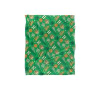 Stranger Things Hawkins High Pattern Officially Licensed Silky Touch Super Soft Throw Blanket 152 x 127 cm Netflix White One Size