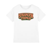 Stranger Things Hawkins High School Logo Kids T Shirt, White, 7-8