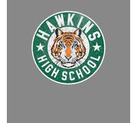 Stranger Things Hawkins High School Tigers Unisex T-Shirt - Grey - L
