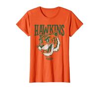 Stranger Things Hawkins High Tiger Mascot T-Shirt, Women, Orange, XX-Large