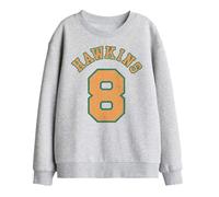 Stranger Things Hawkins No 8 Kids Sweatshirt, Navy, 12-13