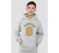 Stranger Things Hawkins No 8 Youth Kids Pull-Over Hoodie, Athletic Heather Netflix Grey 12-13 Years