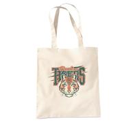 Stranger Things Hawkins Scratch Grocery Travel Reusable Tote Bag, Natural