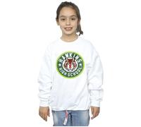 Stranger Things Hawkins Tiger Circle Sweatshirt Netflix White 12-13 Years