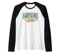 Stranger Things Hawkins Tigers 86 Raglan Baseball Tee