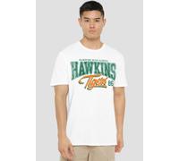 Stranger Things Hawkins Tigers 86 T-Shirt, White | Size: 2XL Stranger Things White 2XL