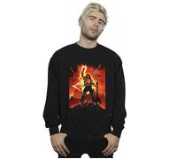 Stranger Things Hell Guitar Sweatshirt Netflix Black S