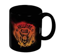 Stranger Things Hellfire Club 325ml Mug in Black Stranger Things Black