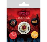 Stranger Things | Hellfire Club | 5 Piece | Badge Set | Unisex | Stocking Filler | Present