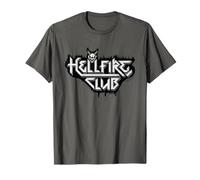 Stranger Things Hellfire Club Black & White Logo T-Shirt