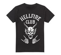 Stranger Things Hellfire Club Bones Unisex T Shirt, Black, Small