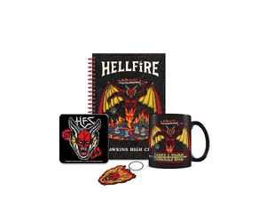 Stranger Things Hellfire Club Bumper Gift Set (Mug, Coaster, Keychain & Notebook)