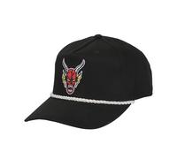 Stranger Things Hellfire Club Demon Head Black Retro Grandpa Snapback Hat