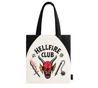 Stranger Things Reusable Bag with Official Print | Large Shopper for Supermarket, School or Travel