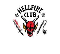 Stranger Things Hellfire Club Hoodie - White - L