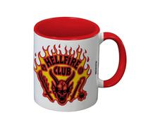 Stranger Things Hellfire Club Inner Two Tone Mug - White/Red - One Size - White/Red