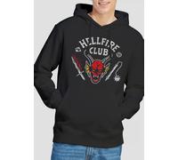 Stranger Things Hellfire Club Invert Hoodie, Black | Size: Small Stranger Things Black S