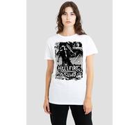 Stranger Things Hellfire Club Poster Ladies T Shirt, White Stranger Things White L