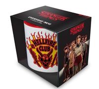 Stranger Things (Hellfire Club Red Coloured Inner Mug, 315ml / 11oz Ceramic Cup, Official Netflix Licensed Merchandise, Premium Drinkware Gift for Fans & Collectors